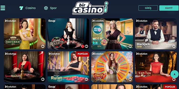 BirCasino'da Online Casino Heyecanı - En İyi Oyunlar Burada! En sevdiğiniz casino oyunlarını BirCasino'da oynayın ve gerçek casino heyecanını online yaşayın! Slotlar, masa oyunları ve canlı casino seçenekleri ile kazanma şansınızı artırın. Şimdi oynayın, büyük kazanın!