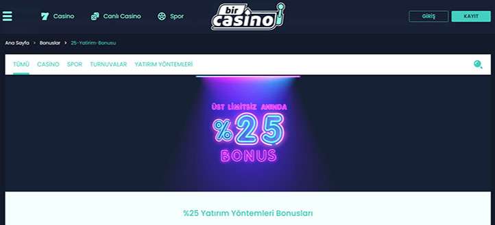 BirCasino Yatırım Yöntemleri ve Bonusları | En İyi Online Casino Deneyimi! BirCasino'da çeşitli yatırım yöntemleri ve heyecan verici bonuslarla kazancınızı artırın! Güvenli, hızlı ve adil bir online casino deneyimi için hemen katılın ve özel promosyonların keyfini çıkarın.