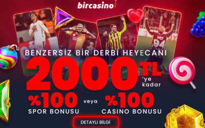 Derbiye Özel %100 Spor veya Casino Bonusu